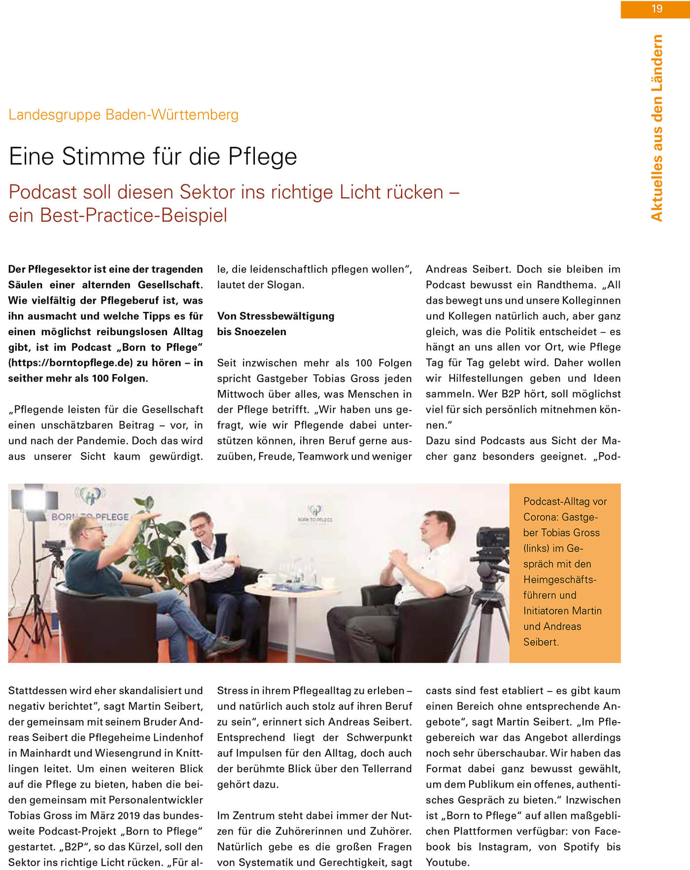 Artikel Teil 1 des bpa Magazins